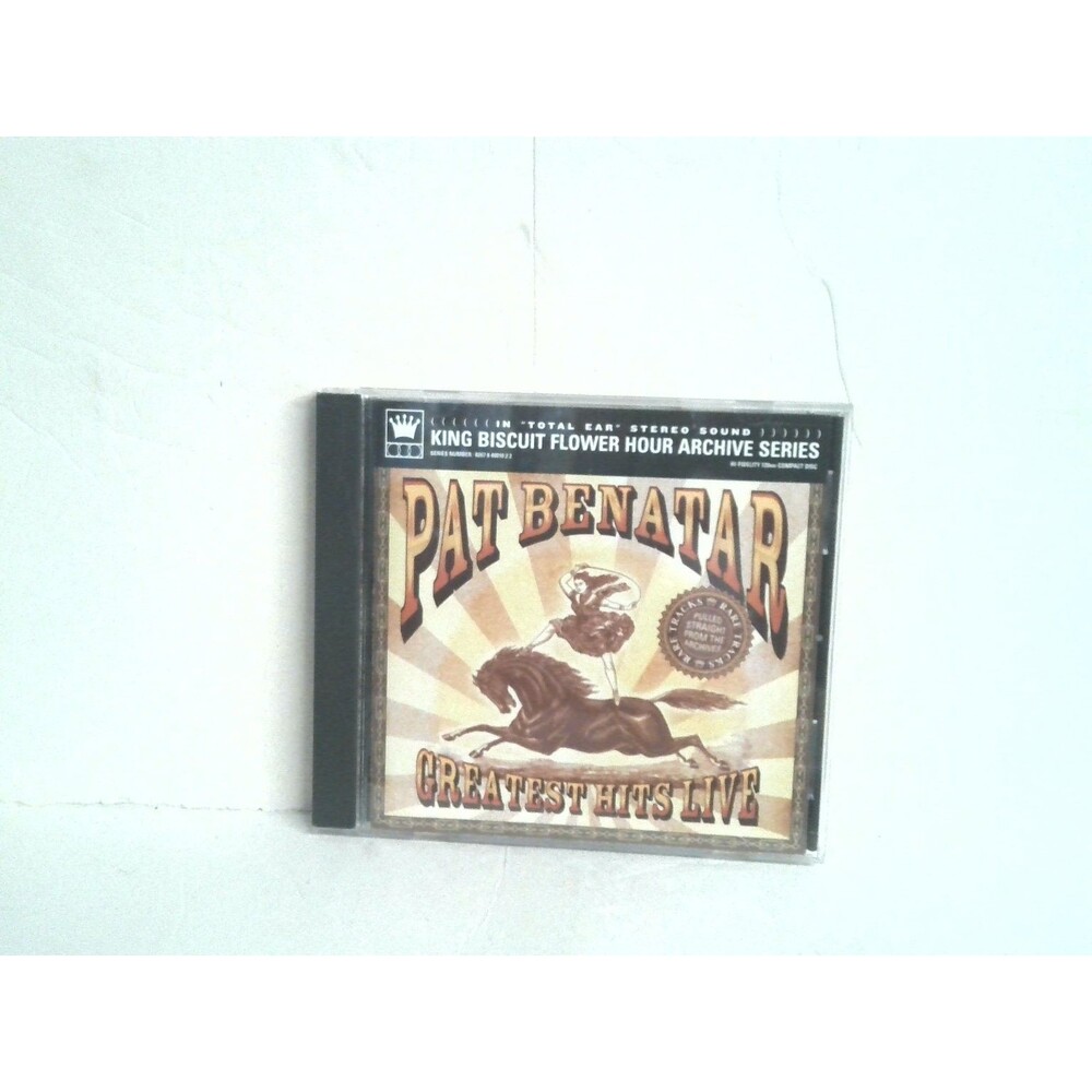 Pat Benatar - Greatest Hits Live CD 2003 King Biscuit Flower Hour Rock Austin TX